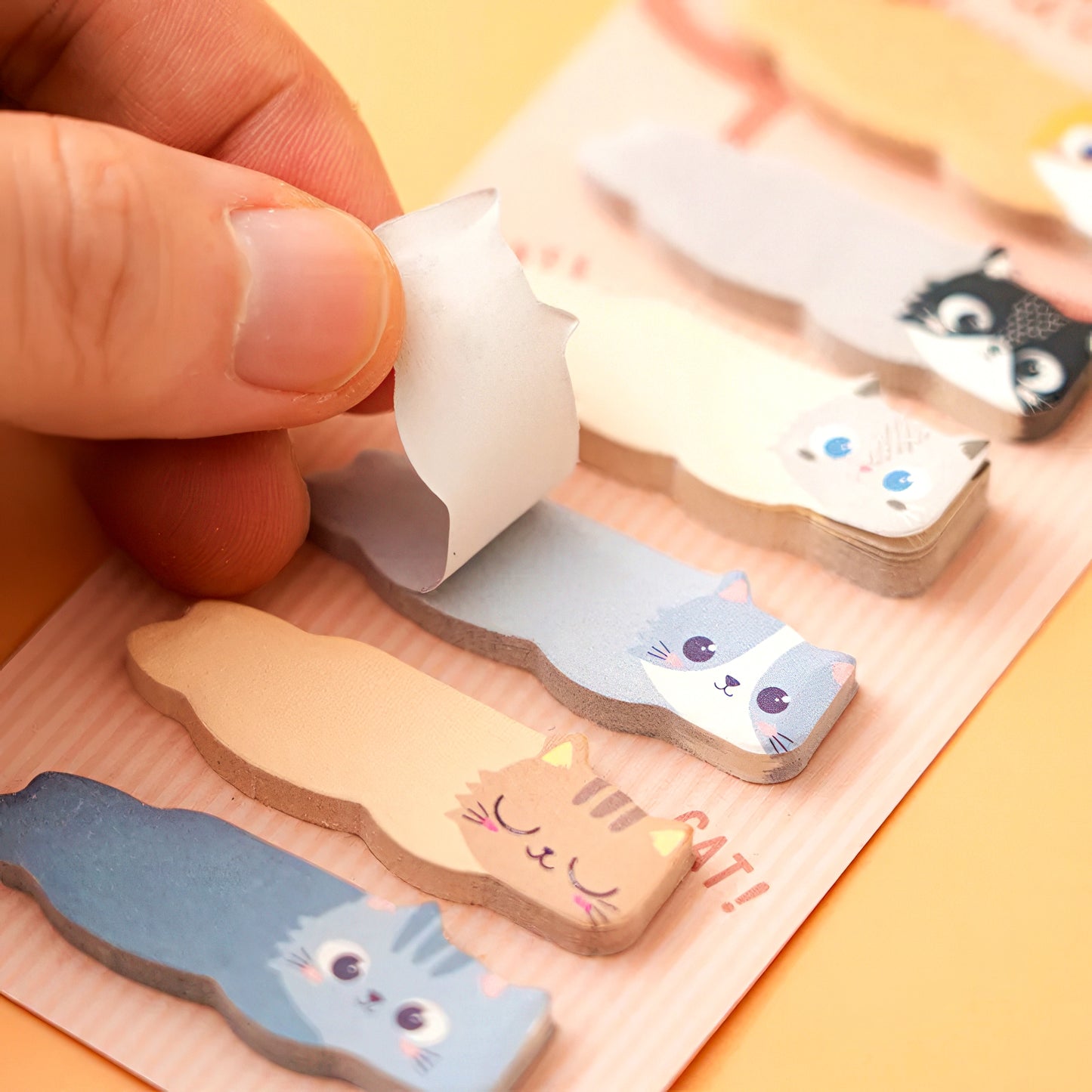 Cute Lying Cats Sticky Index Tabs