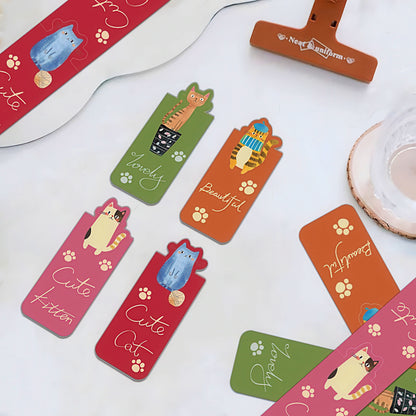 Cute Cat Paw Shaped Magnetic Bookmark