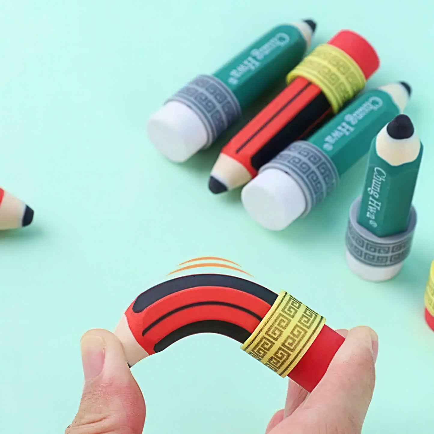 Cute Pencil Shaped Eraser