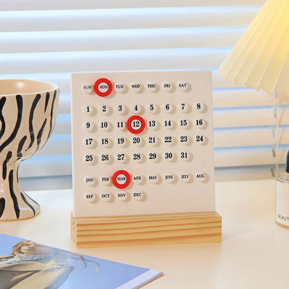 Creative Adjustable Perpetual Desk Calendar