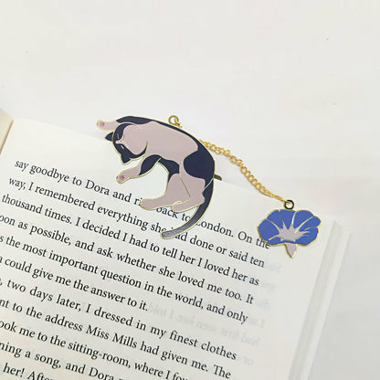 Cute Cat Metal Bookmark