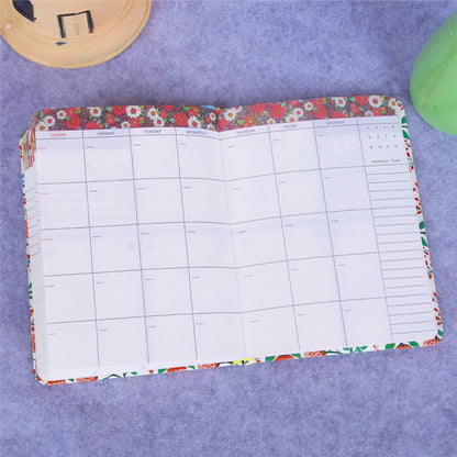 Floral Theme Planner Notebook