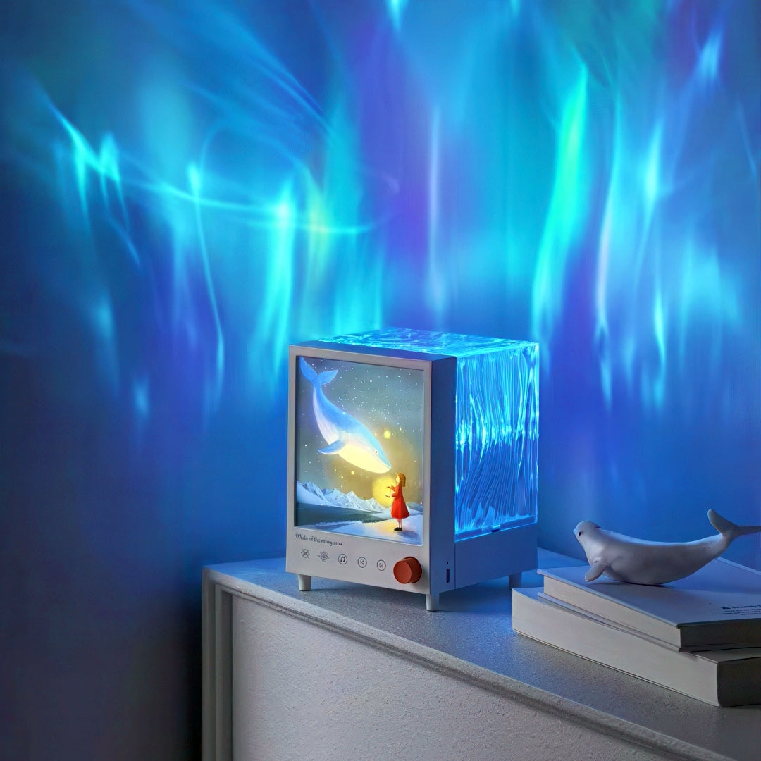 Aurora Projector Nightlight with White Noise