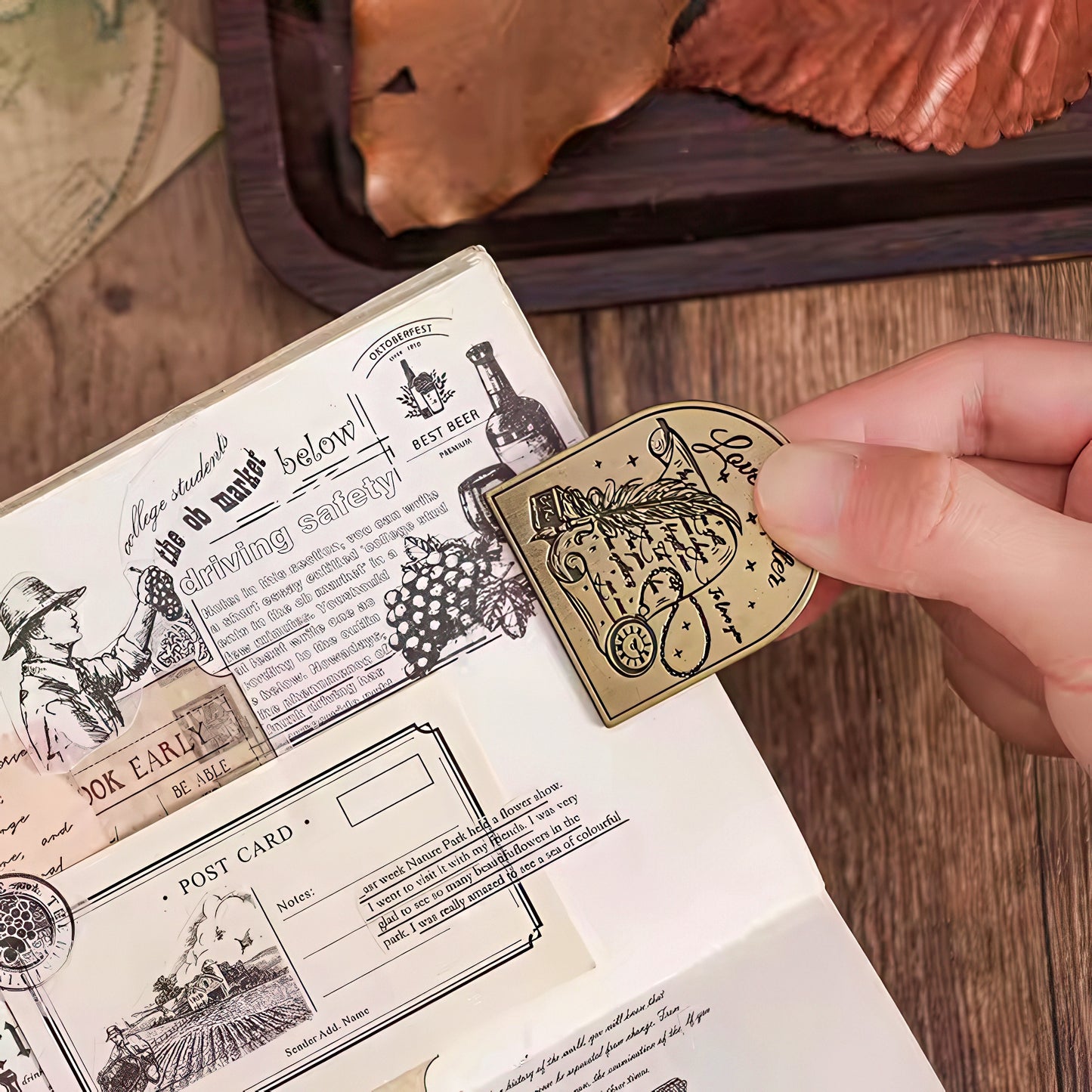 Retro Style Metal Binder Clips