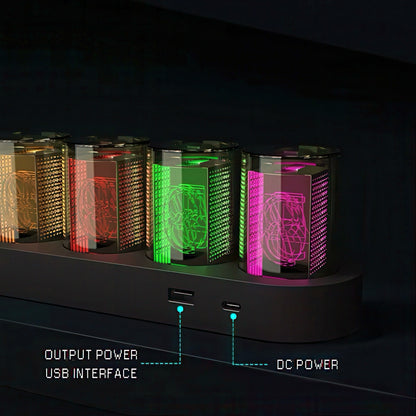 Nixie Tube Clock with RGB LED Glow