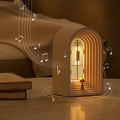 Rechargeable Nordic Style Nightlight with Bluetooth Speaker