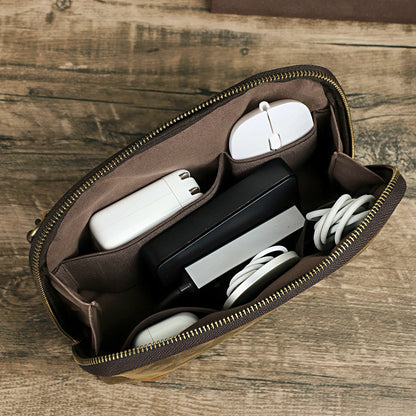 Retro Genuine Leather Clutch Bag