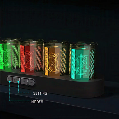 Nixie Tube Clock with RGB LED Glow