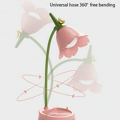 Aesthetic Flower Rechargeable LED Desk Lamp