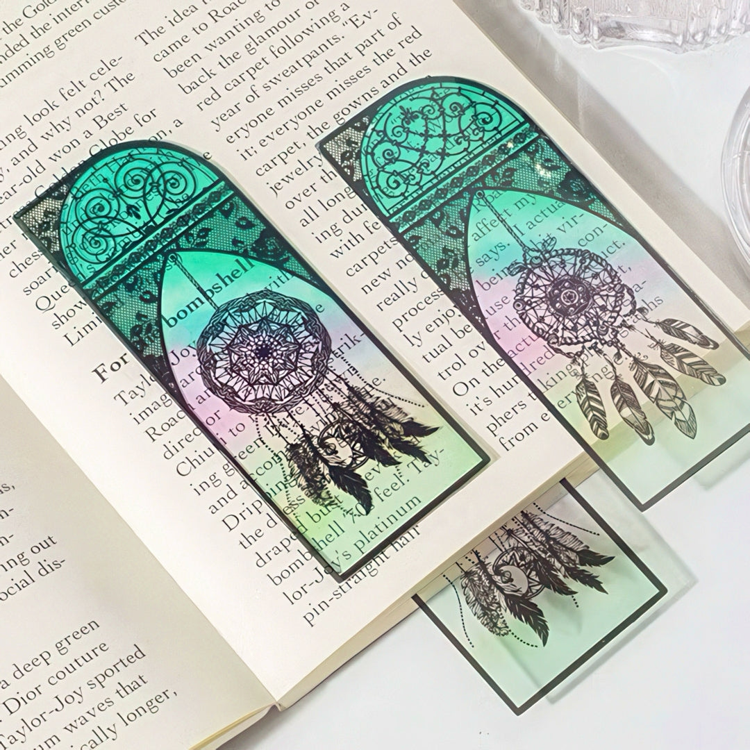 Story By The Window Translucent PVC Bookmark Set