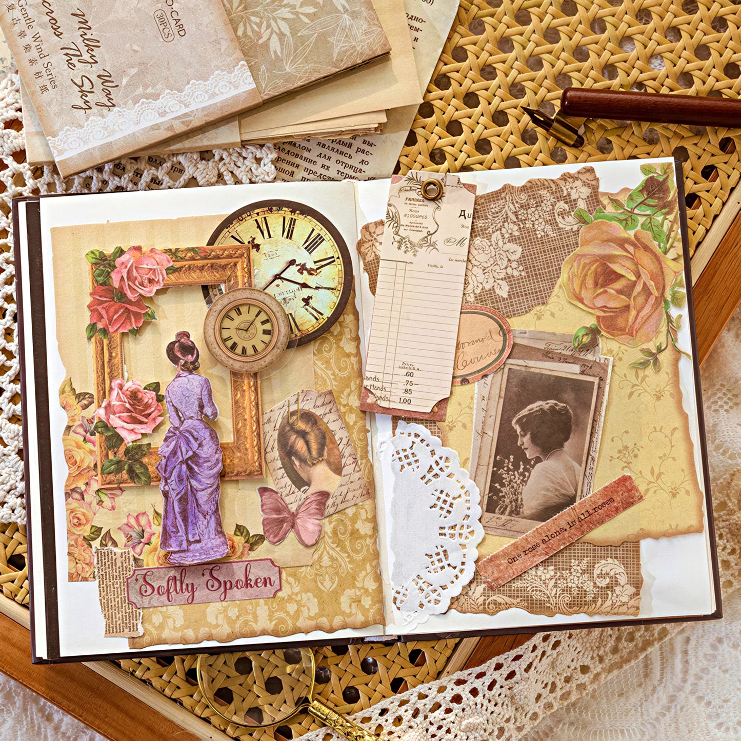 Gentle Wind Series Scrapbook Paper Set