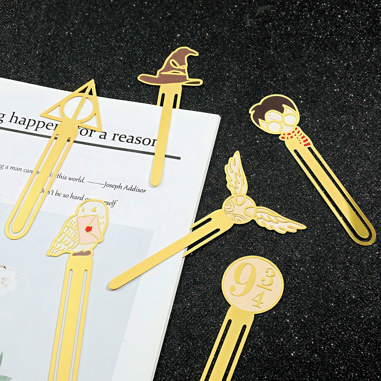 Harry Potter Themed Metal Bookmark