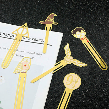 Harry Potter Themed Metal Bookmark