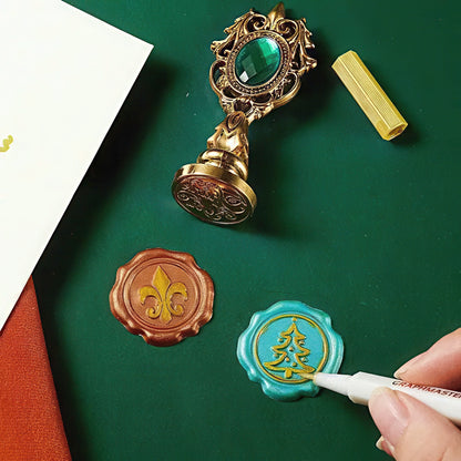 Vintage Styled Wax Seal Stamp Set