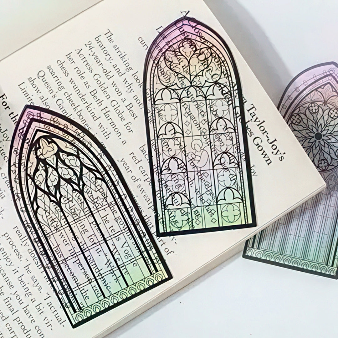 Story By The Window Translucent PVC Bookmark Set