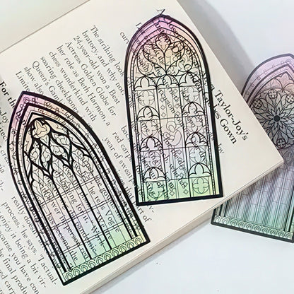 Story By The Window Translucent PVC Bookmark Set