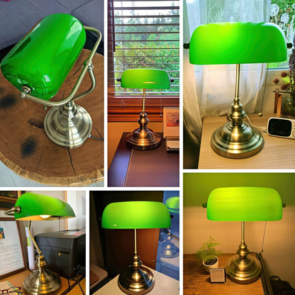 Retro Banker's Desk Lamp