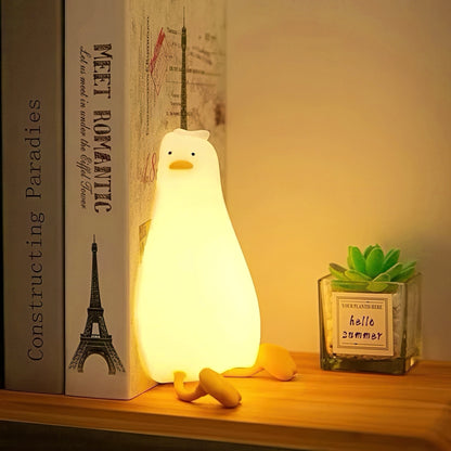 Cute Lying Duck Portable LED Nightlight