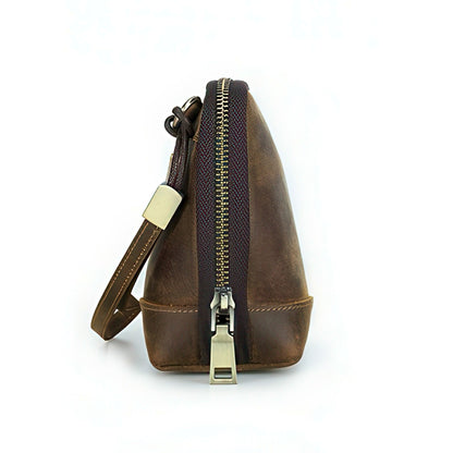 Retro Genuine Leather Clutch Bag