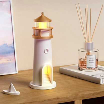 Lighthouse Rechargeable Nightlight with Moon Projector
