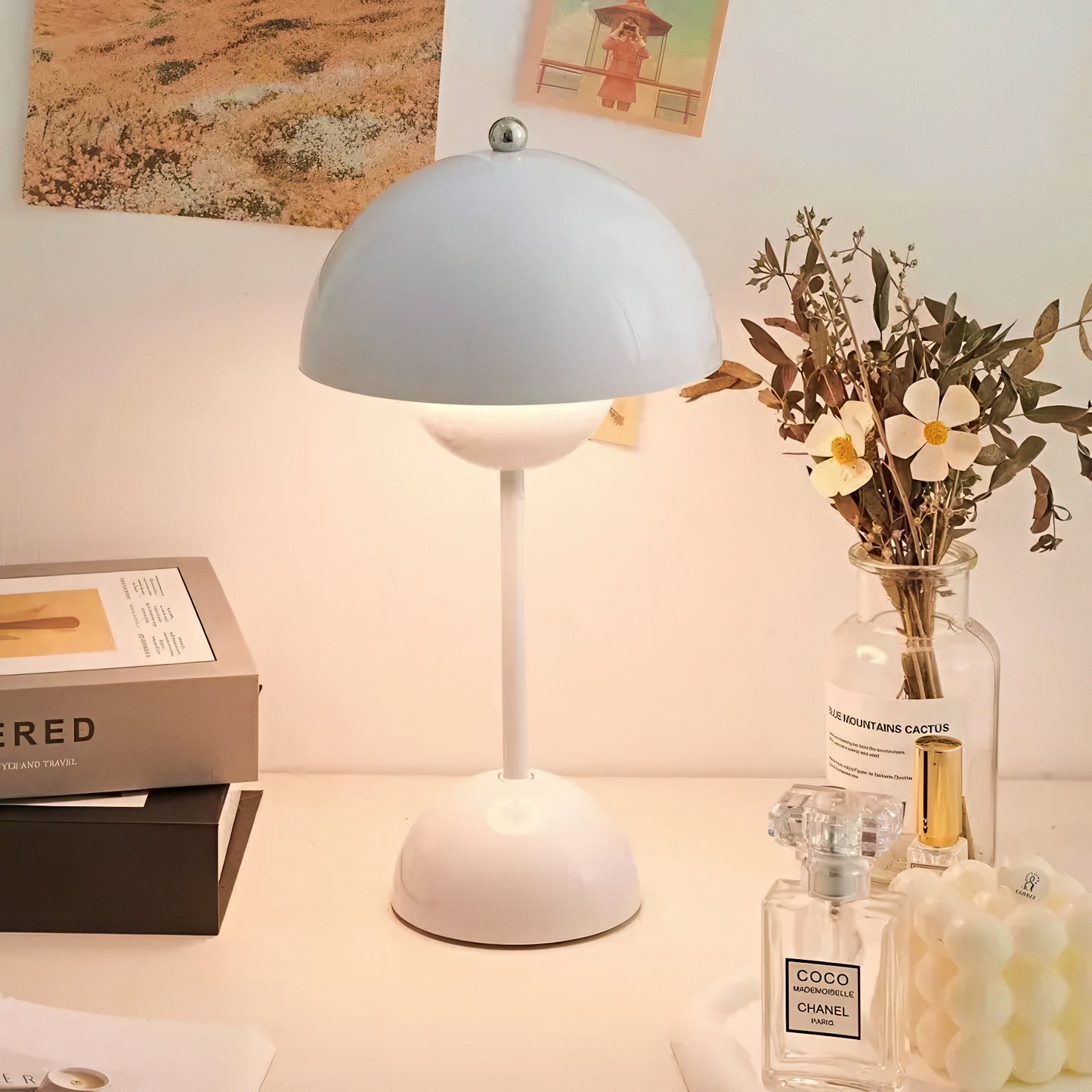 Mushroom Rechargeable LED Table Lamp