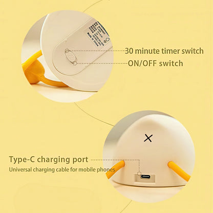 Cute Lying Duck Portable LED Nightlight