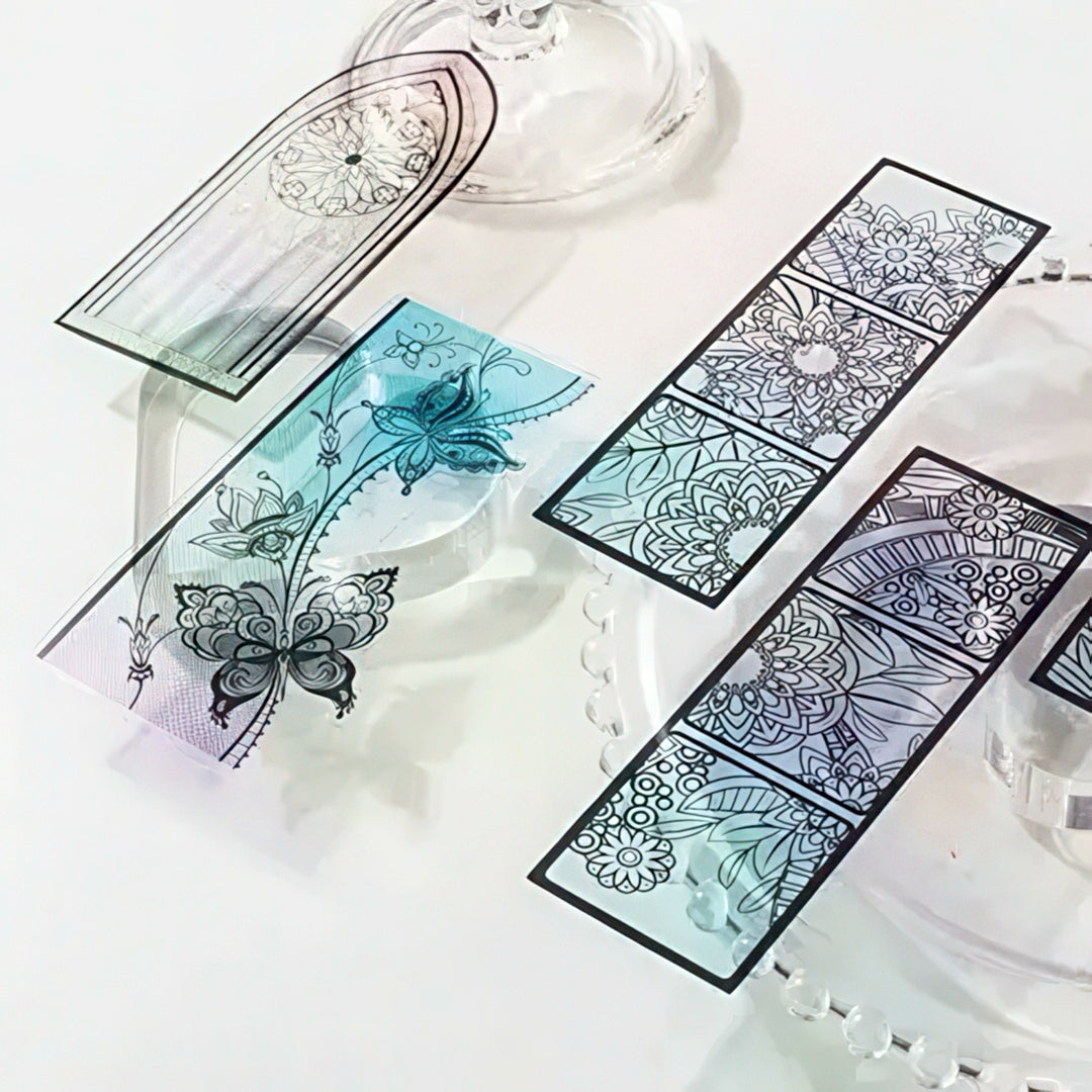 Story By The Window Translucent PVC Bookmark Set
