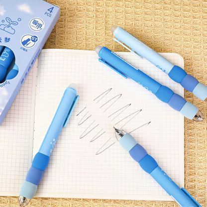Cute Soft Grip Erasable Gel Pen Set