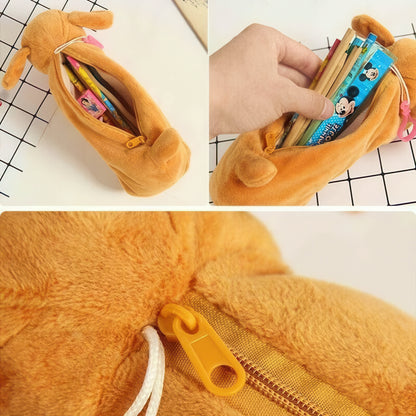 Cute Puppy Plush Pencil Case