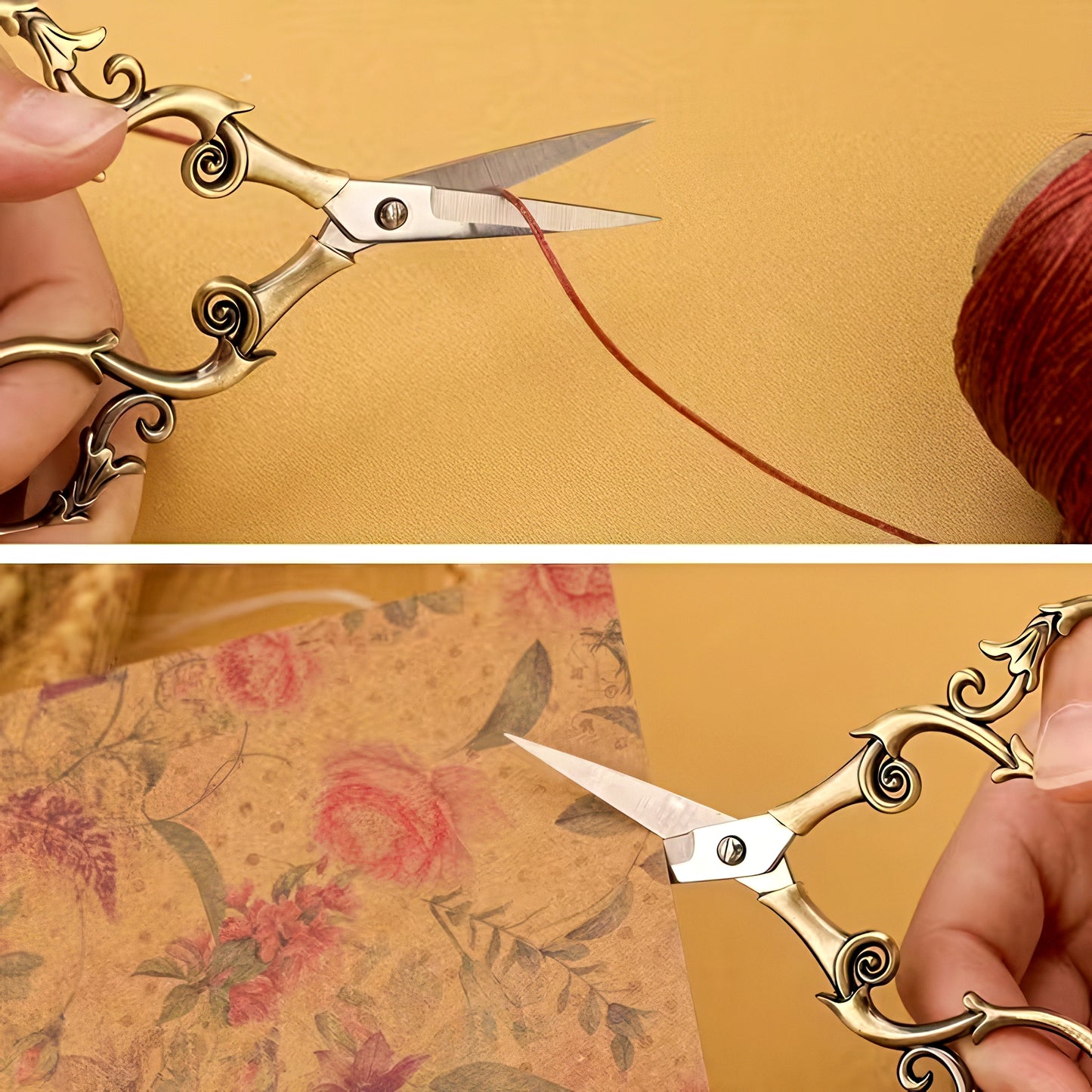 Vintage Floral Style Scissors