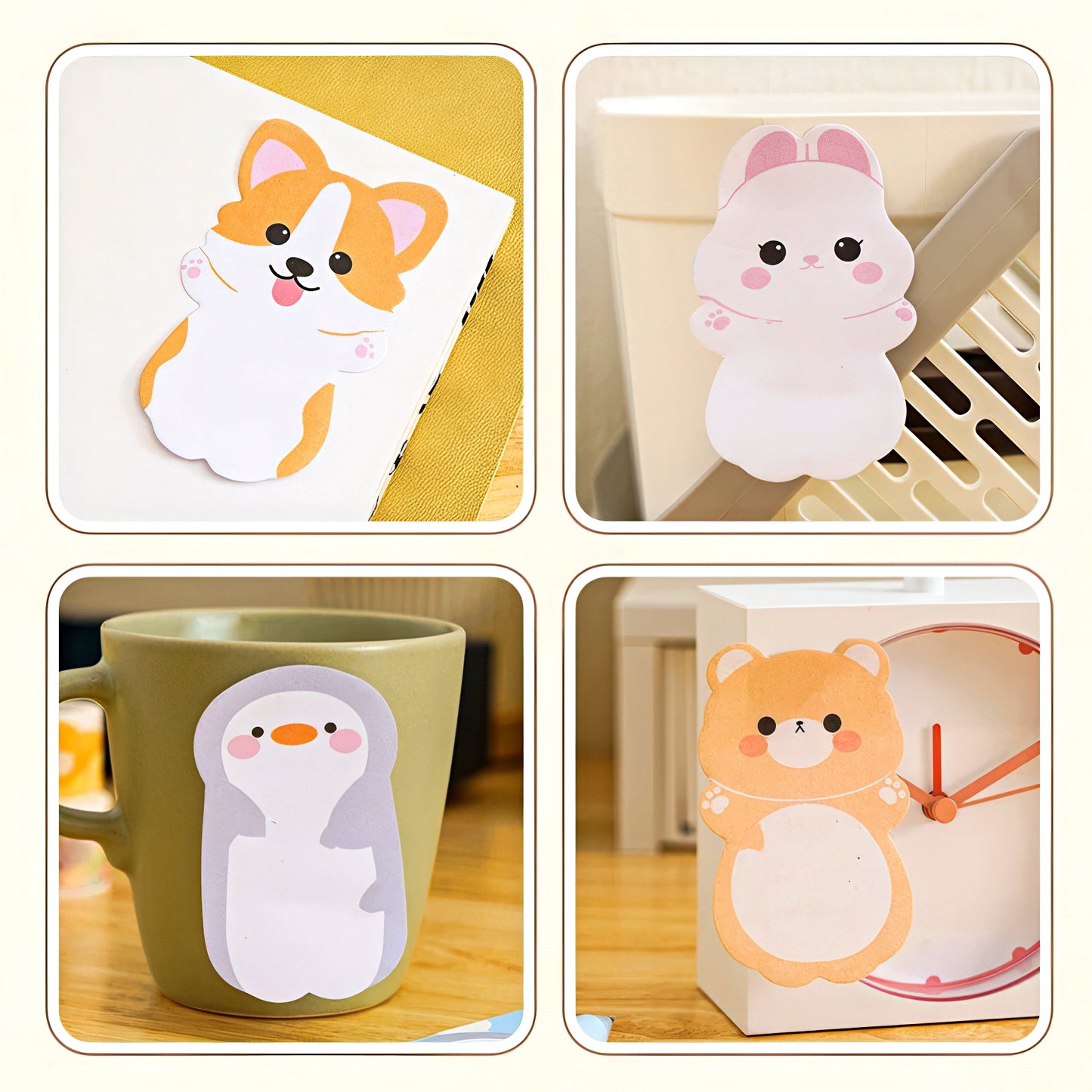 Cute Standing Animal Sticky Notes