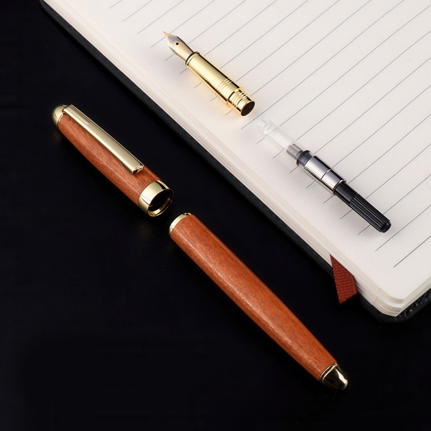 Business Signature Wooden Fountain Pen