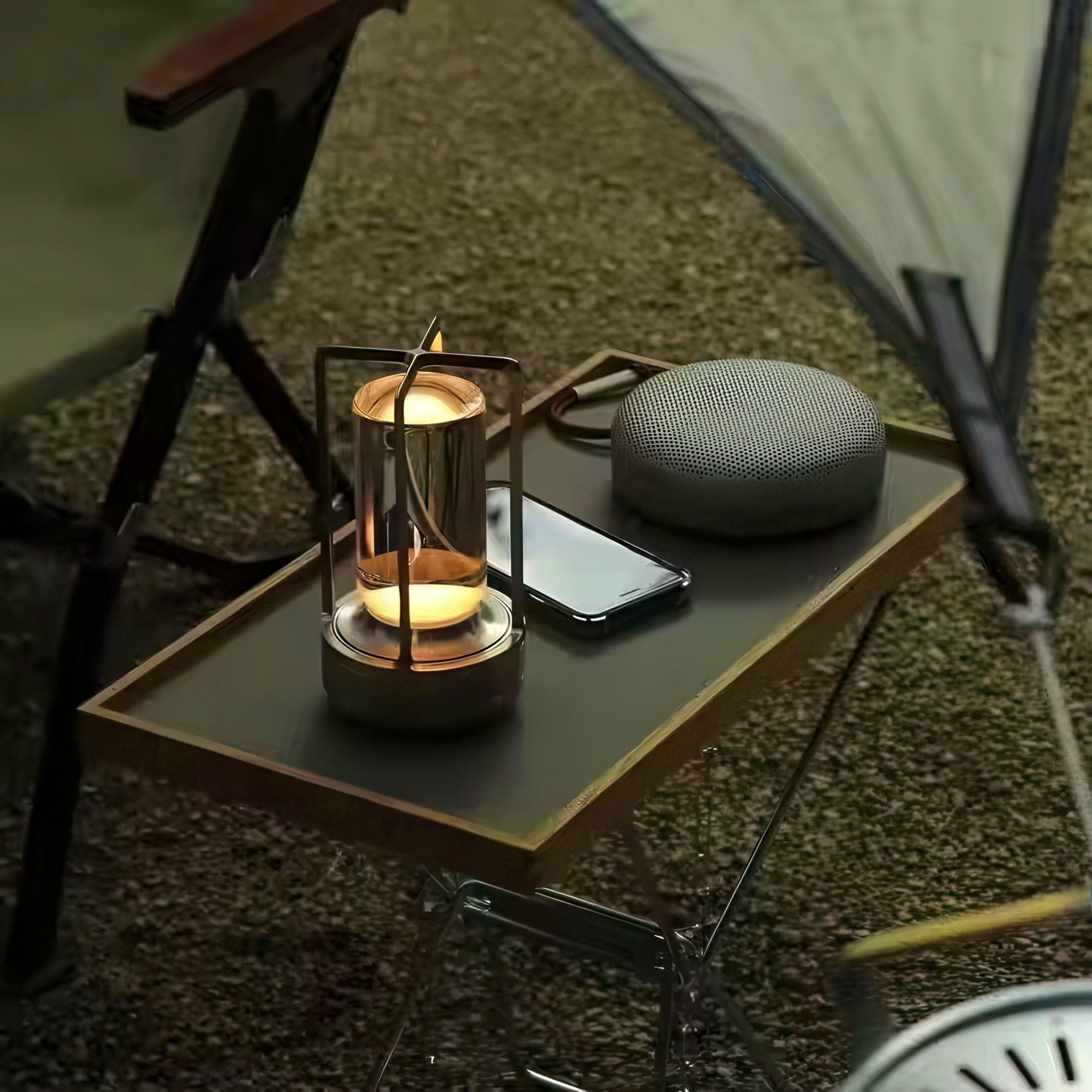 Aluminium Rechargeable LED Table Lamp