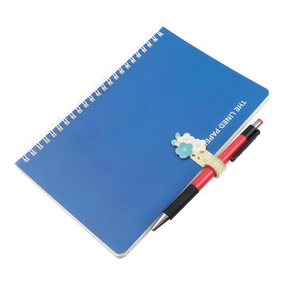 Cherry Blossom Metal Pen Clip Holder