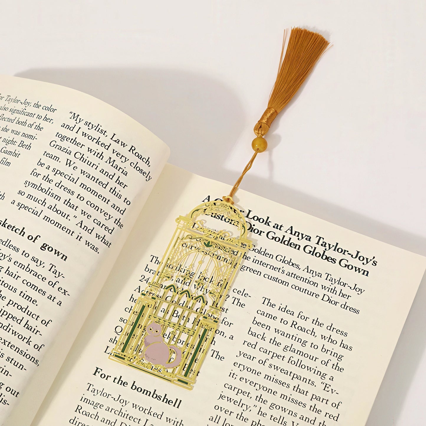 Royal Song of Cats Metal Bookmark