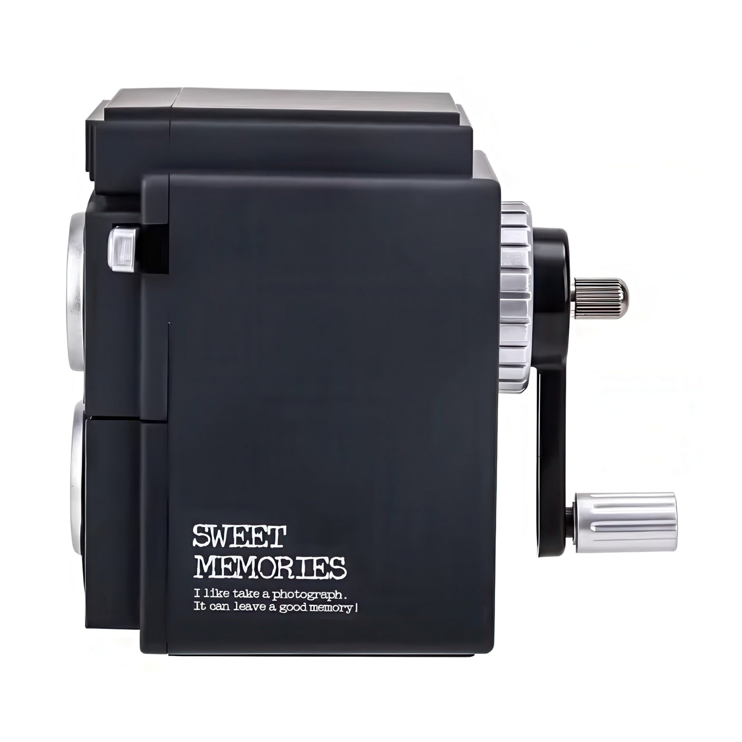 DELI Retro Camera Rotary Pencil Sharpener