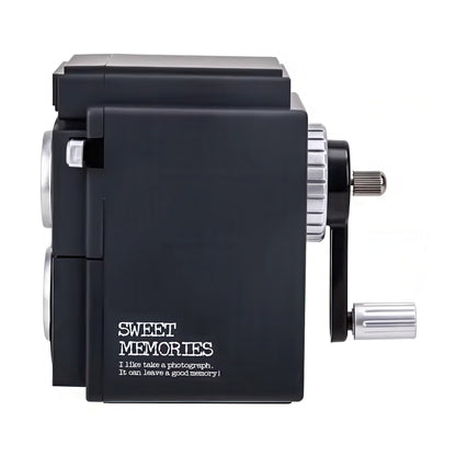 DELI Retro Camera Rotary Pencil Sharpener