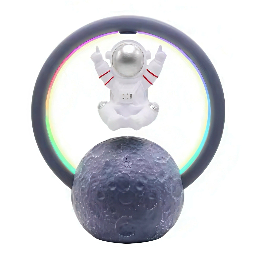 Floating Astronaut Bluetooth Speaker with Ambient Lighting