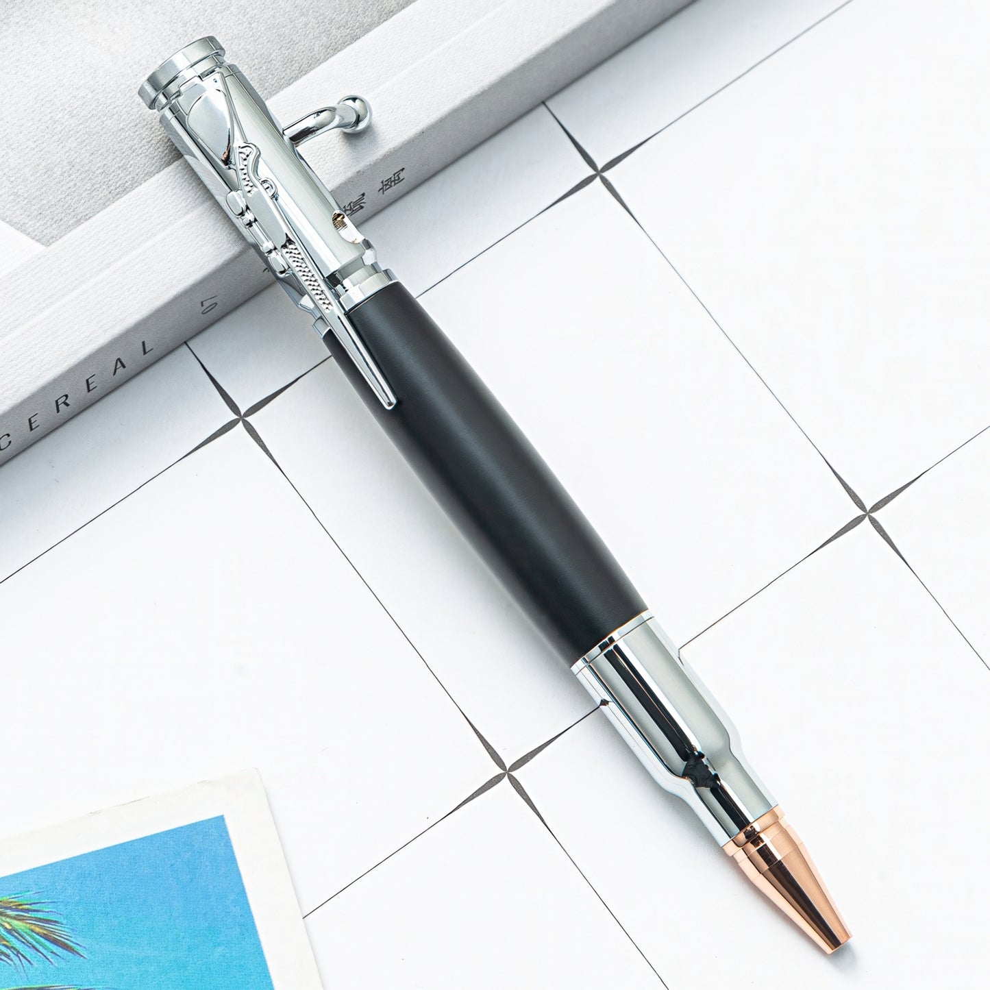 Bullet Shaped Bolt Action Ballpoint Pen