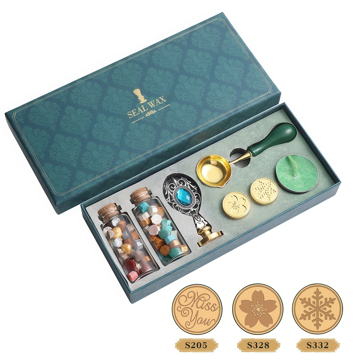 Vintage Styled Wax Seal Stamp Set