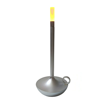 Rechargeable LED Table Lamp with Vintage Candle Design