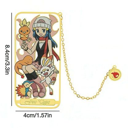 Pokemon Trainers Metal Bookmark