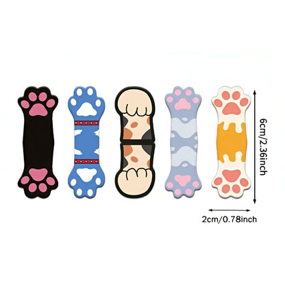 Cute Cat Paw Shaped Magnetic Bookmark