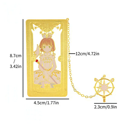 Cardcaptor Sakura Manga Themed Metal Bookmark
