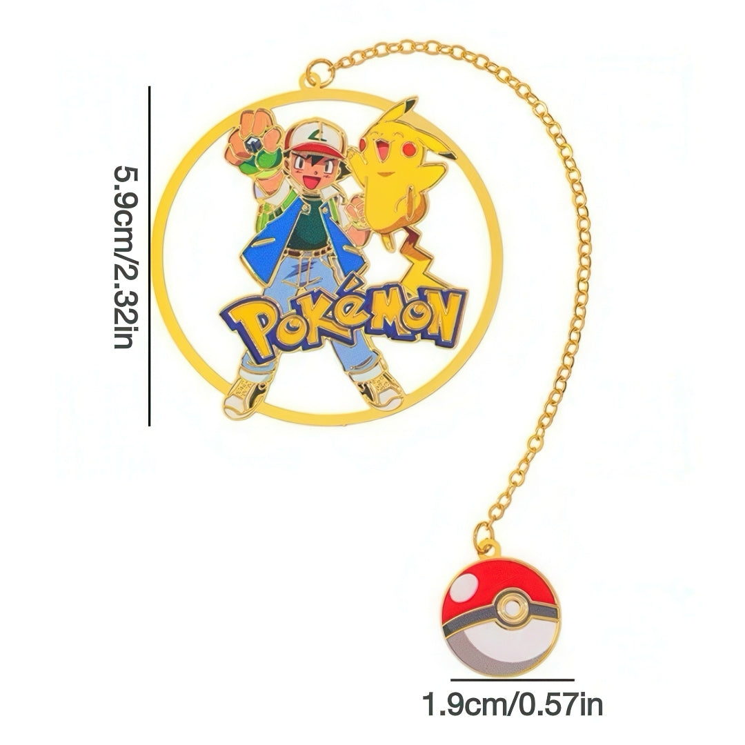 Pokemon Trainers Metal Bookmark