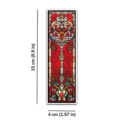 Baroque Cathedral Glass Paper Bookmark Set