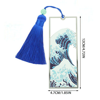 The Great Wave off Kanagawa Metal Bookmark