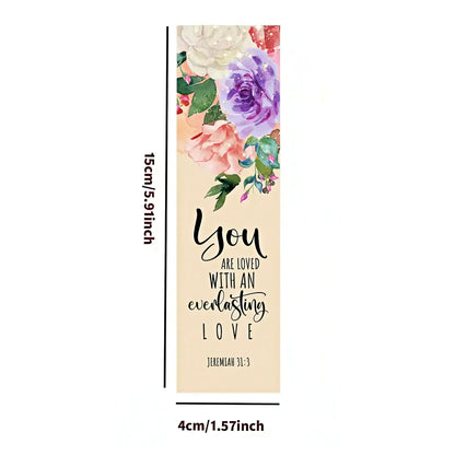 Inspirational Bible Verse Paper Bookmark Set