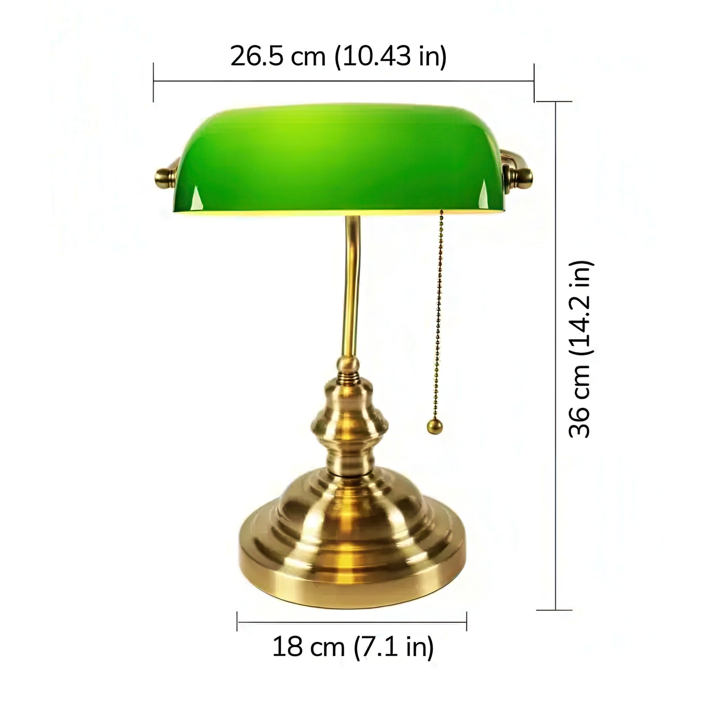 Retro Banker's Desk Lamp