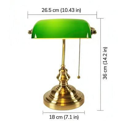 Retro Banker's Desk Lamp